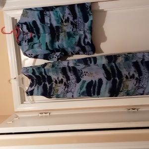 Women's 2 piece dress and jacket wuth zebra print